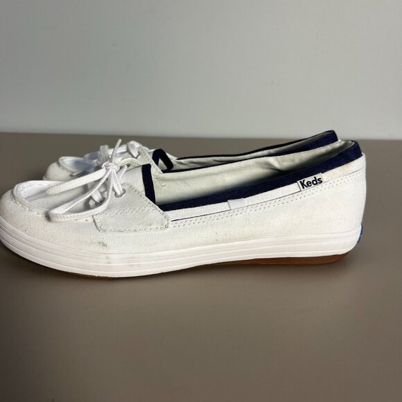 Women's Keds Ortholite Comfort Boat Shoes Size 7 M white - Picture 3 of 7